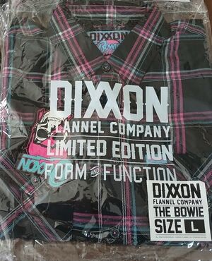 DIXXON Men's Limited Edition Plaid Shirt - Black and Pink
